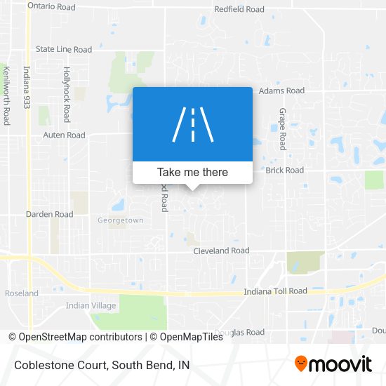Coblestone Court map