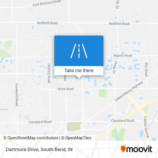Dartmore Drive map