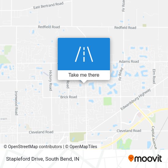 Mapa de Stapleford Drive
