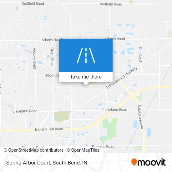 Mapa de Spring Arbor Court