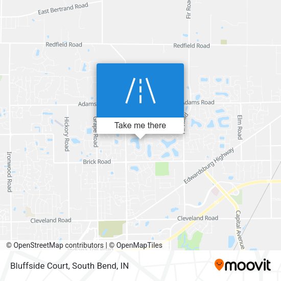 Bluffside Court map