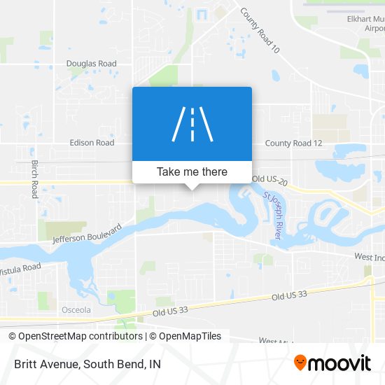 Mapa de Britt Avenue