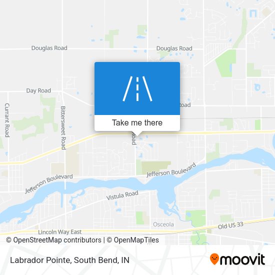 Mapa de Labrador Pointe