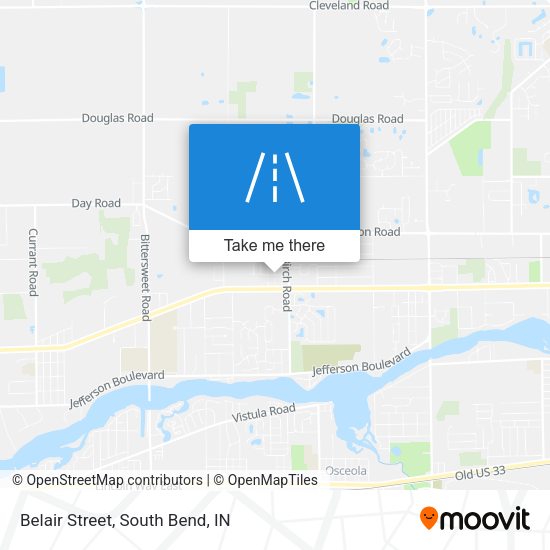 Mapa de Belair Street