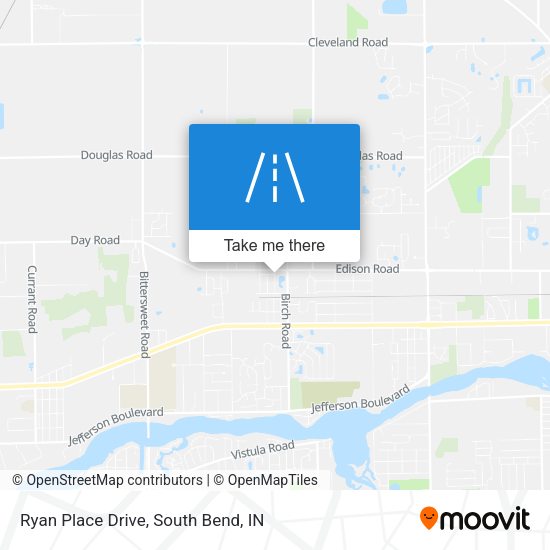 Mapa de Ryan Place Drive