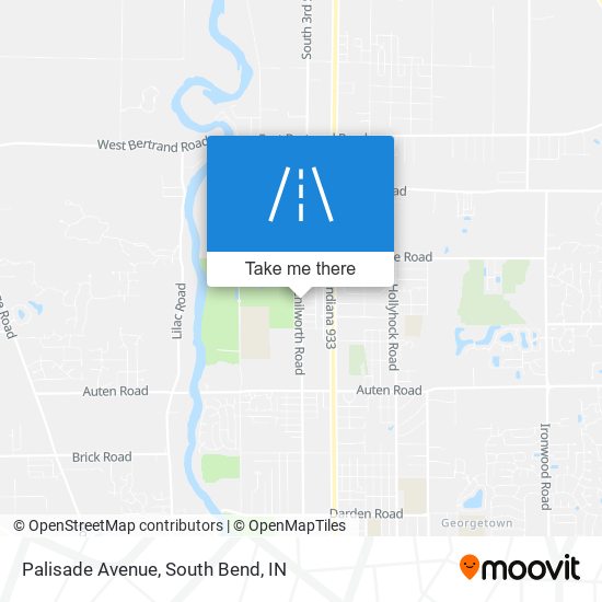 Palisade Avenue map