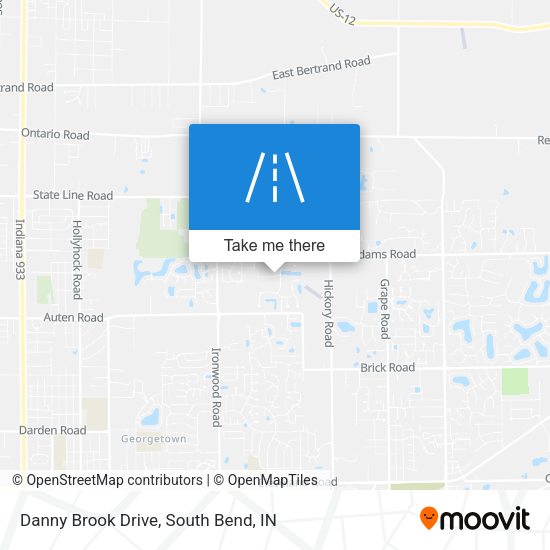 Danny Brook Drive map