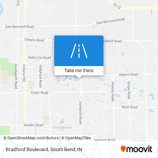 Mapa de Bradford Boulevard