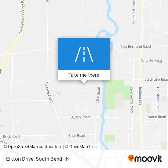 Elkton Drive map