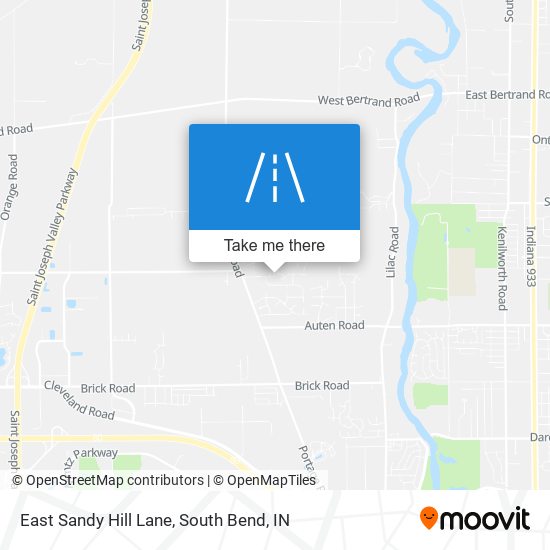 Mapa de East Sandy Hill Lane