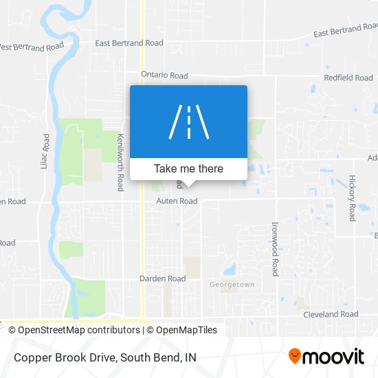 Copper Brook Drive map