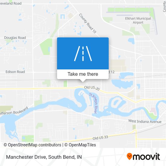 Manchester Drive map