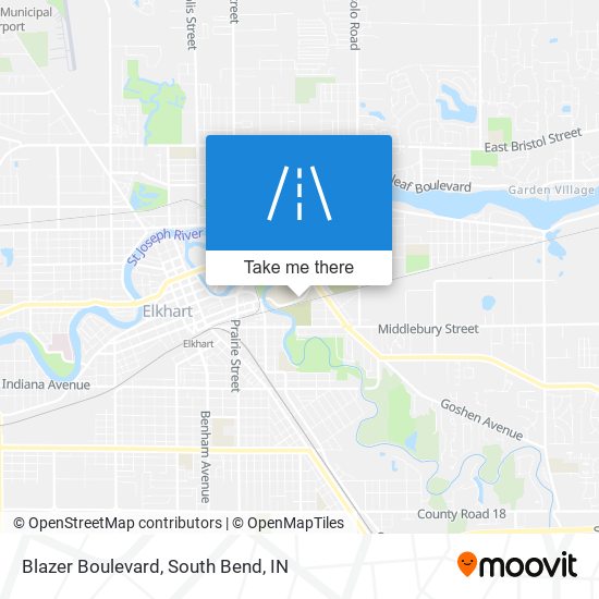 Blazer Boulevard map