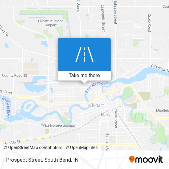Prospect Street map