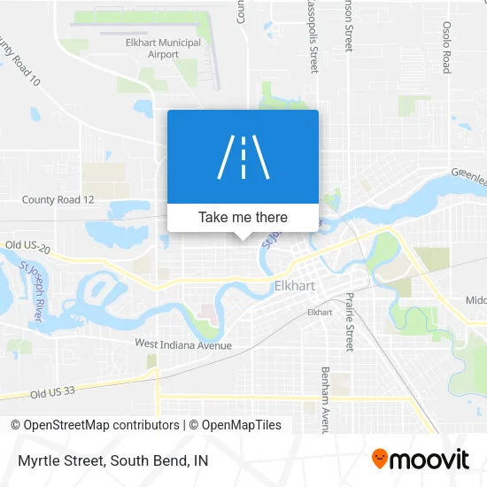 Myrtle Street map