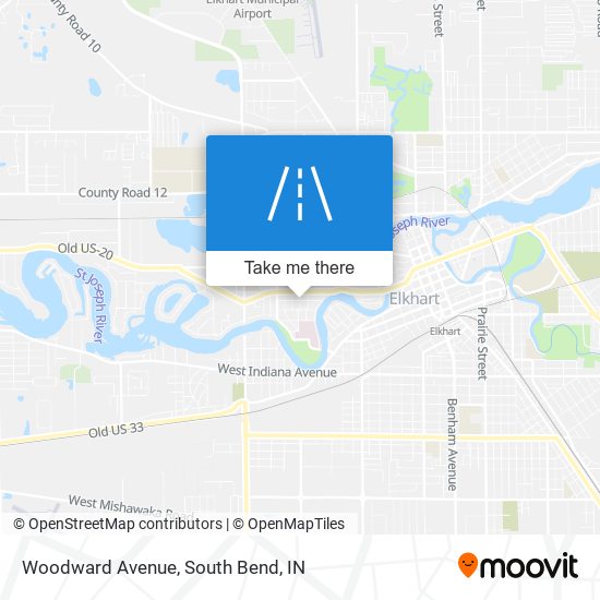 Mapa de Woodward Avenue