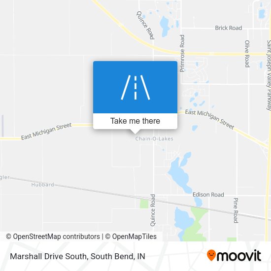 Marshall Drive South map