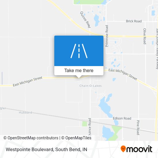 Mapa de Westpointe Boulevard