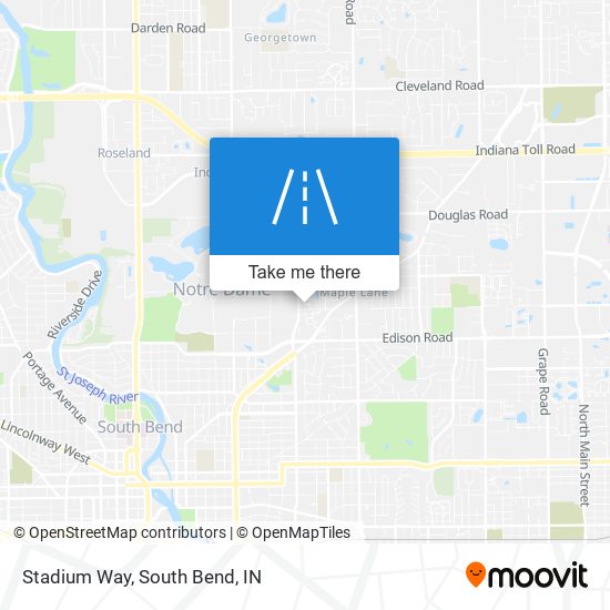 Stadium Way map