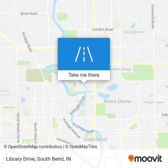 Library Drive map