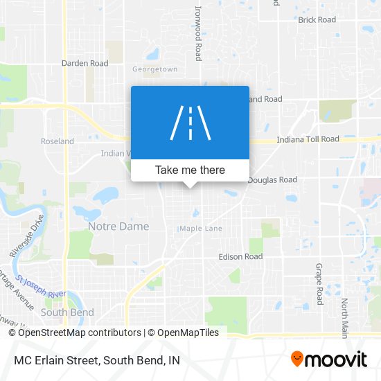 Mapa de MC Erlain Street