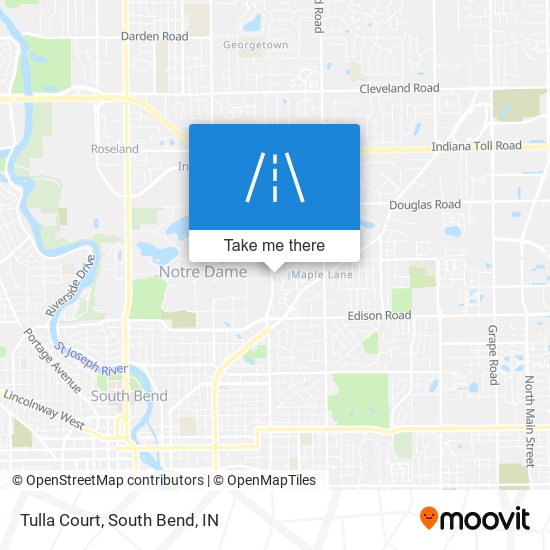 Tulla Court map