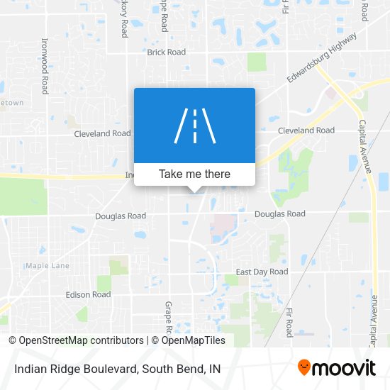 Indian Ridge Boulevard map