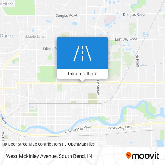 Mapa de West Mckinley Avenue