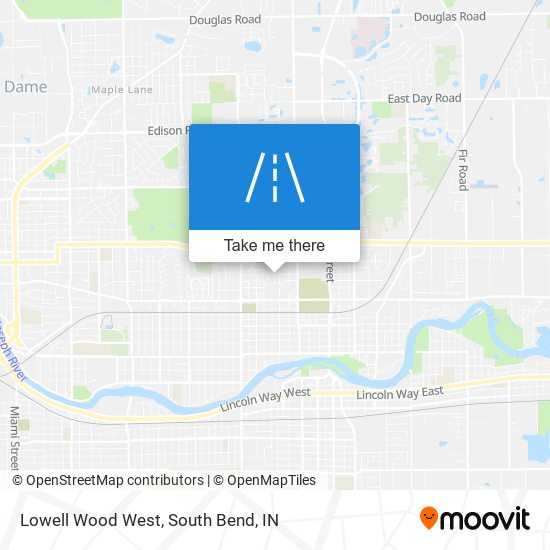 Mapa de Lowell Wood West