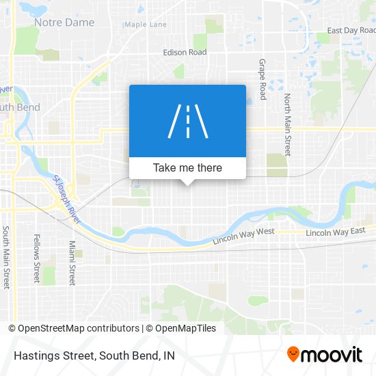 Hastings Street map