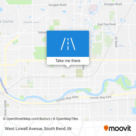 Mapa de West Lowell Avenue