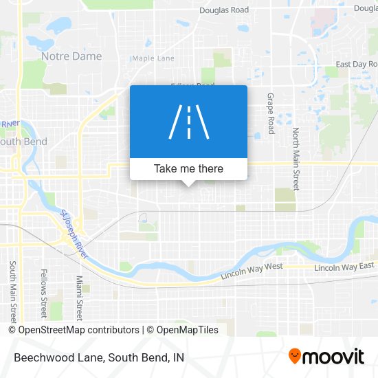 Beechwood Lane map