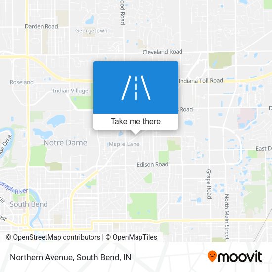 Mapa de Northern Avenue