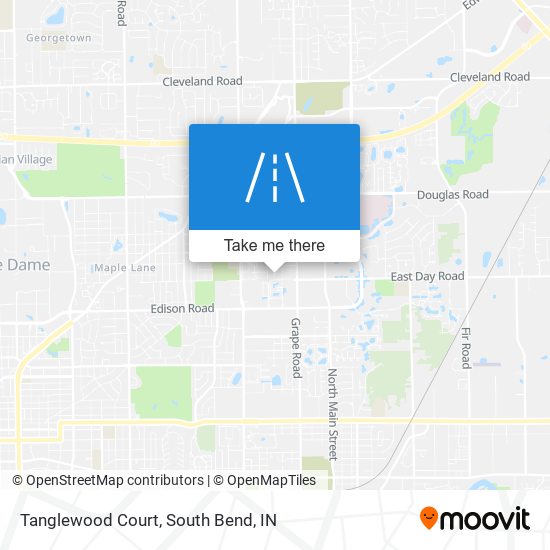 Tanglewood Court map