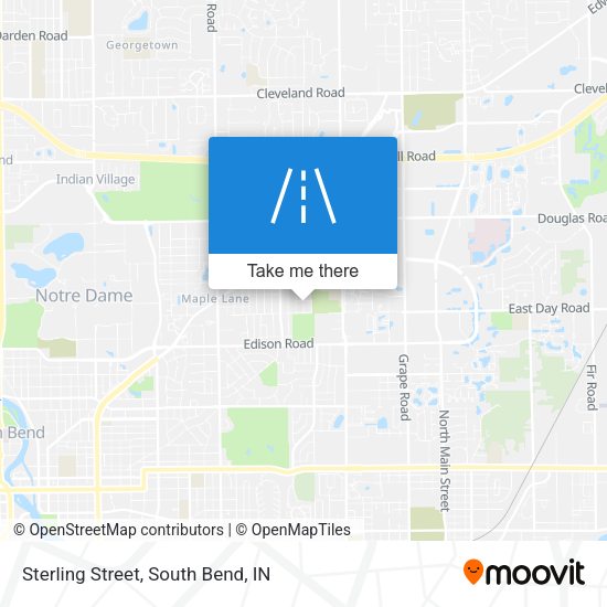 Sterling Street map