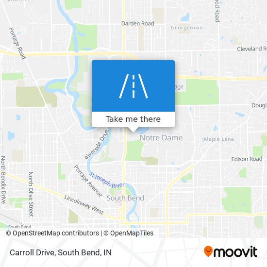 Carroll Drive map