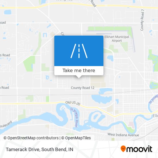 Mapa de Tamerack Drive