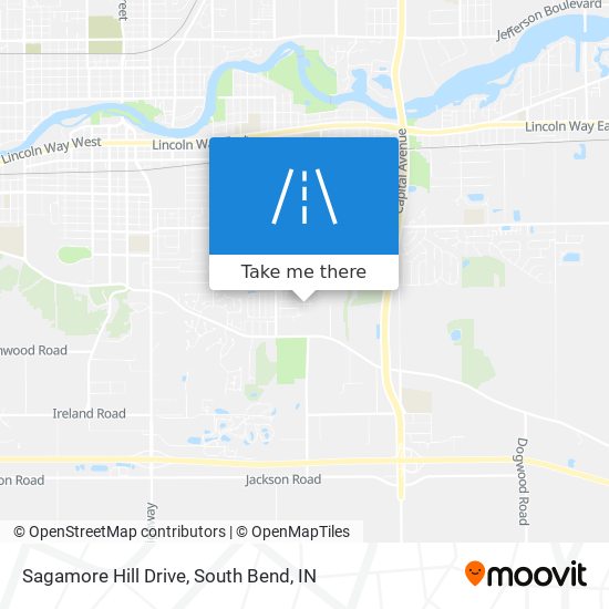 Sagamore Hill Drive map