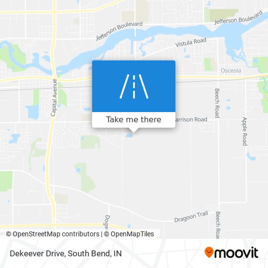 Dekeever Drive map