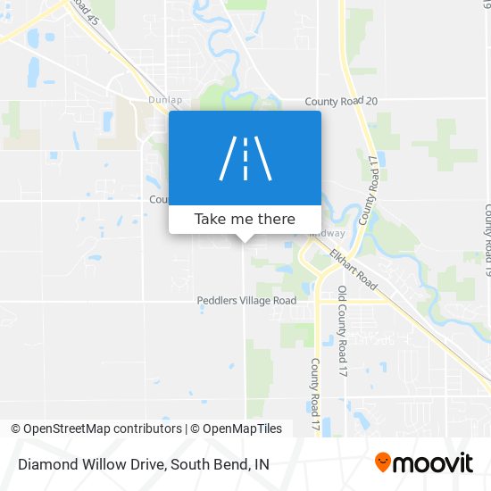 Diamond Willow Drive map