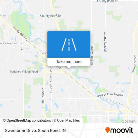 Mapa de Sweetbriar Drive