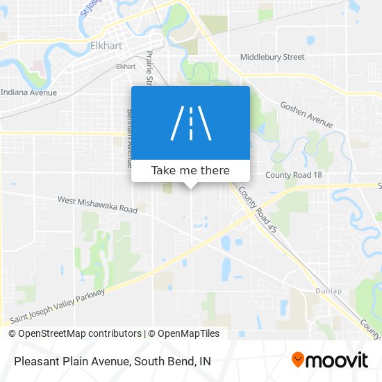 Pleasant Plain Avenue map