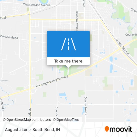 Augusta Lane map