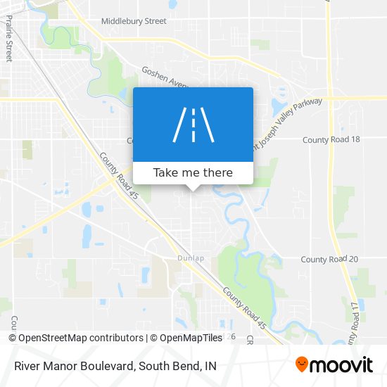 Mapa de River Manor Boulevard
