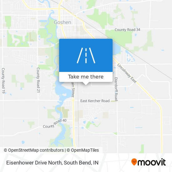 Eisenhower Drive North map