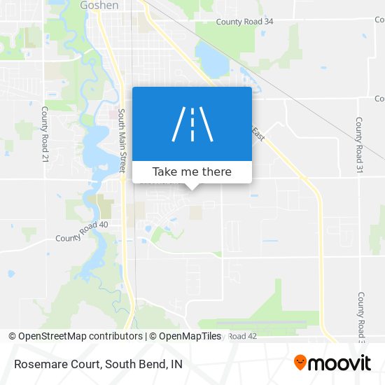 Rosemare Court map