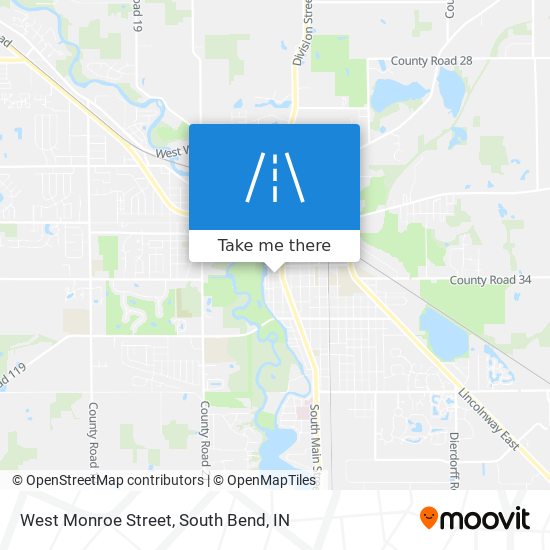 West Monroe Street map