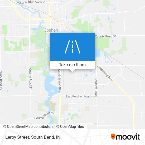 Mapa de Leroy Street