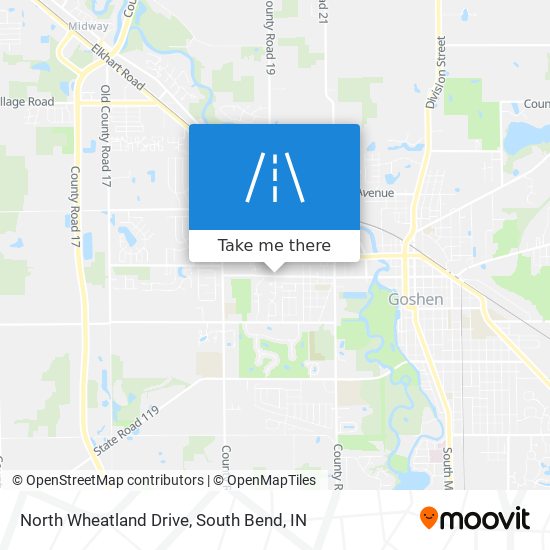 North Wheatland Drive map