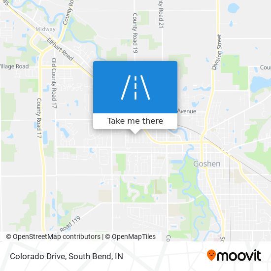 Colorado Drive map